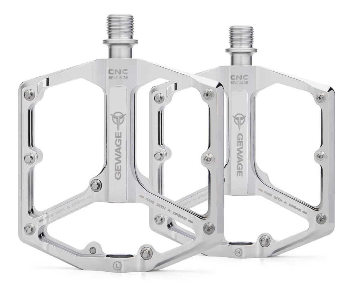 CHROME Metal Pedals